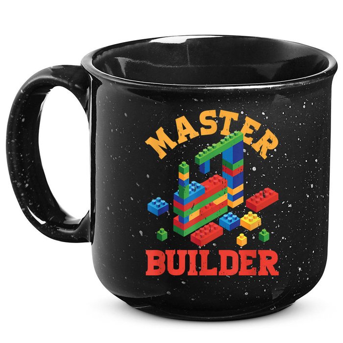 Master Builder Block Building Master Brick Builder 15oz Campfire Ceramic Mug