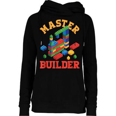 Master Builder Block Building Master Brick Builder Womens Funnel Neck Pullover Hood