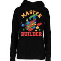 Master Builder Block Building Master Brick Builder Womens Funnel Neck Pullover Hood