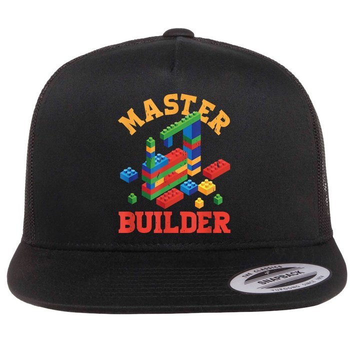 Master Builder Block Building Master Brick Builder Flatbill Hat
