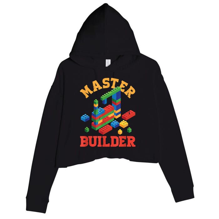 Master Builder Block Building Master Brick Builder Crop Fleece Hoodie
