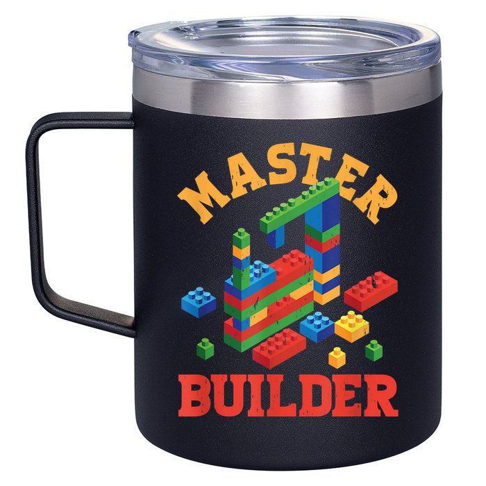 Master Builder Block Building Master Brick Builder 12oz Stainless Steel Coffee Mug