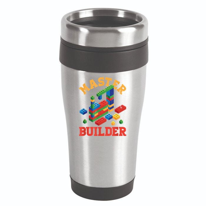 Master Builder Block Building Master Brick Builder 16oz Travel Tumbler