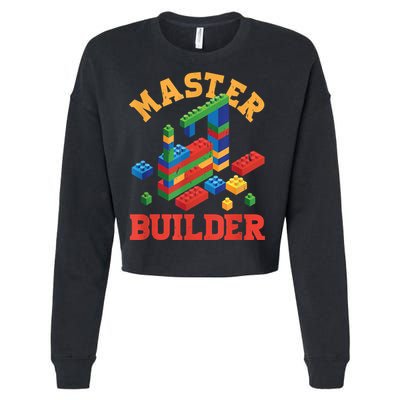 Master Builder Block Building Master Brick Builder Cropped Pullover Crew