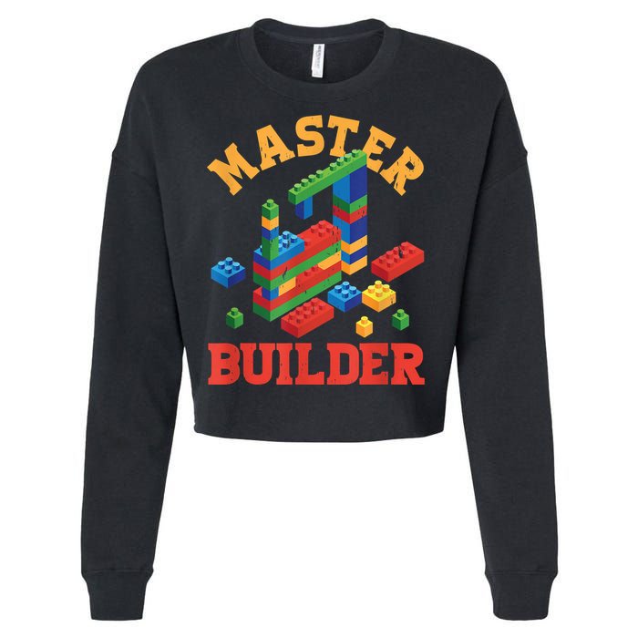 Master Builder Block Building Master Brick Builder Cropped Pullover Crew