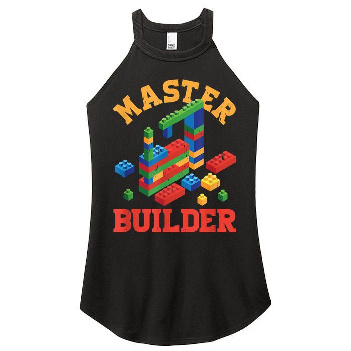 Master Builder Block Building Master Brick Builder Women's Perfect Tri Rocker Tank