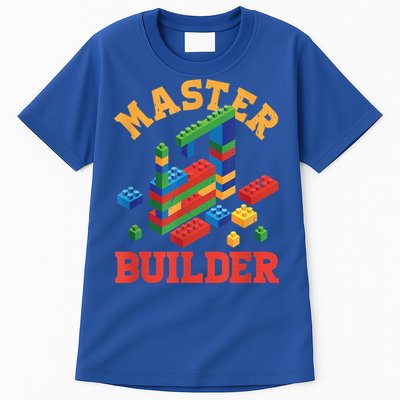 Master Builder Block Building Master Brick Builder Tall T-Shirt