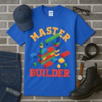 Master Builder Block Building Master Brick Builder Tall T-Shirt