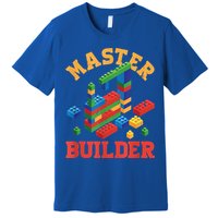Master Builder Block Building Master Brick Builder Premium T-Shirt