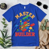 Master Builder Block Building Master Brick Builder Premium T-Shirt