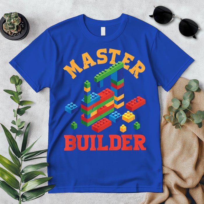 Master Builder Block Building Master Brick Builder Premium T-Shirt