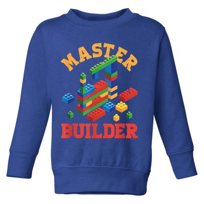 Master Builder Block Building Master Brick Builder Toddler Sweatshirt