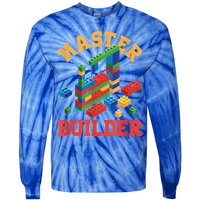 Master Builder Block Building Master Brick Builder Tie-Dye Long Sleeve Shirt