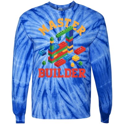 Master Builder Block Building Master Brick Builder Tie-Dye Long Sleeve Shirt