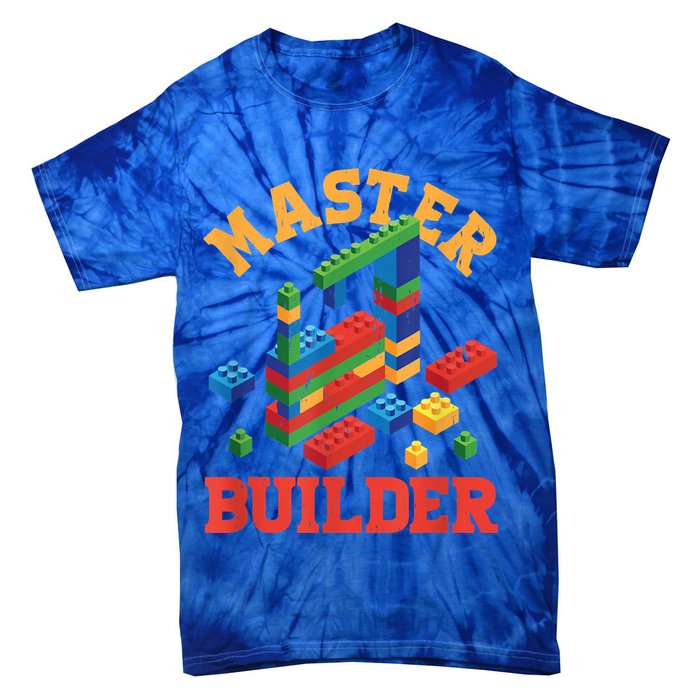 Master Builder Block Building Master Brick Builder Tie-Dye T-Shirt