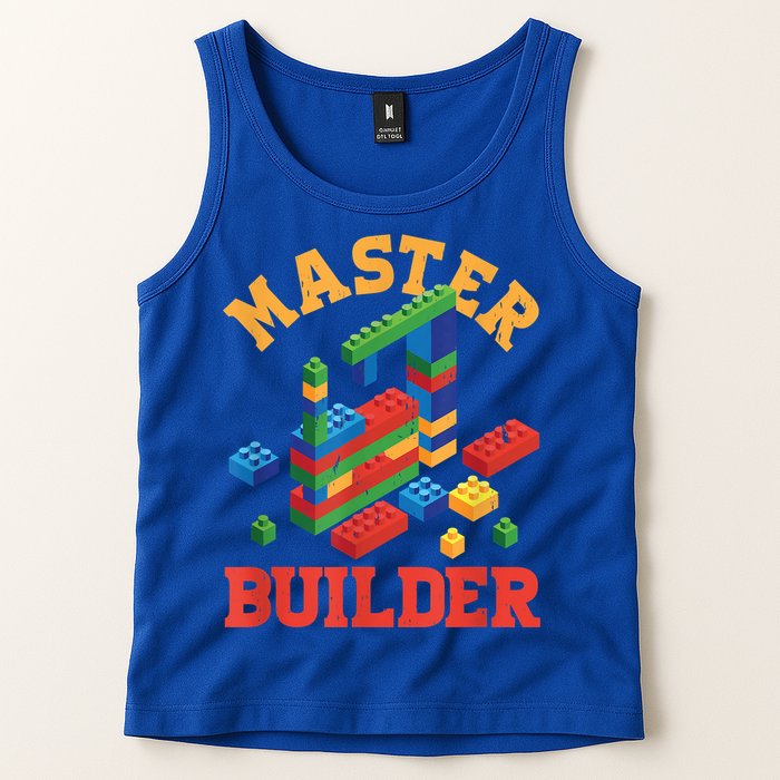 Master Builder Block Building Master Brick Builder Tank Top