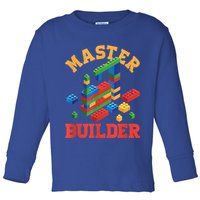 Master Builder Block Building Master Brick Builder Toddler Long Sleeve Shirt