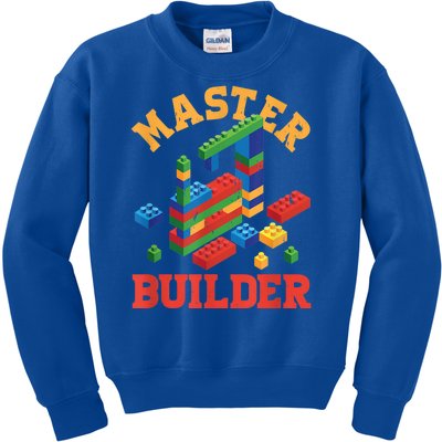 Master Builder Block Building Master Brick Builder Kids Sweatshirt