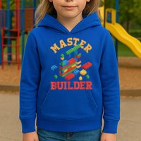 Master Builder Block Building Master Brick Builder Kids Hoodie