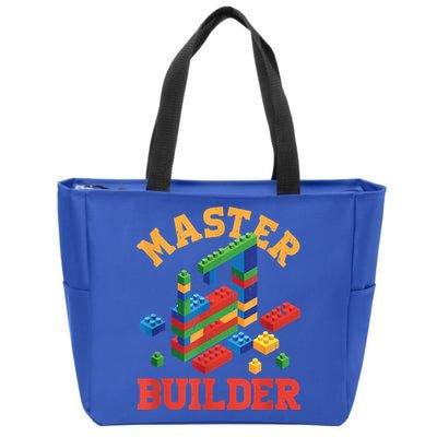 Master Builder Block Building Master Brick Builder Zip Tote Bag