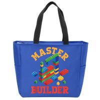 Master Builder Block Building Master Brick Builder Zip Tote Bag