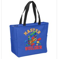 Master Builder Block Building Master Brick Builder Zip Tote Bag