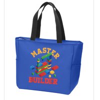 Master Builder Block Building Master Brick Builder Zip Tote Bag
