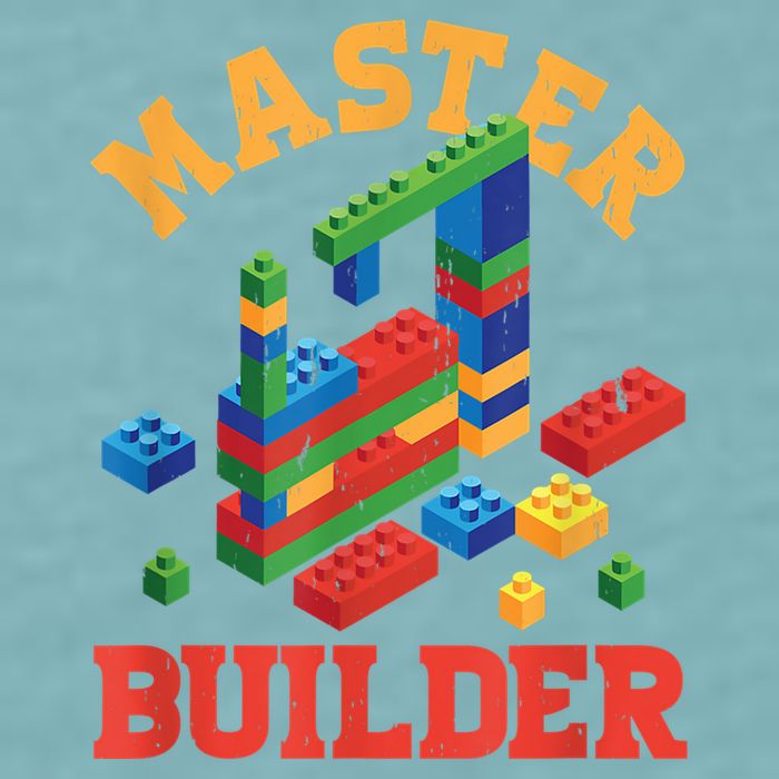 Master Builder Block Building Master Brick Builder Sueded Cloud Jersey T-Shirt