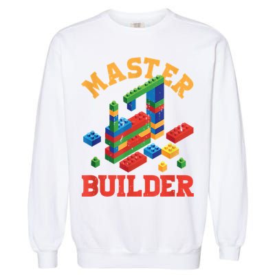 Master Builder Block Building Master Brick Builder Garment-Dyed Sweatshirt