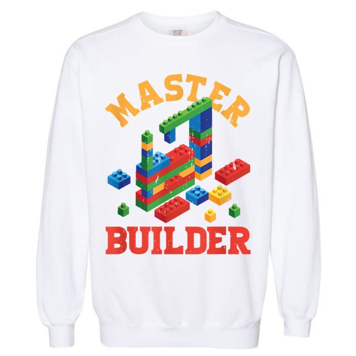 Master Builder Block Building Master Brick Builder Garment-Dyed Sweatshirt