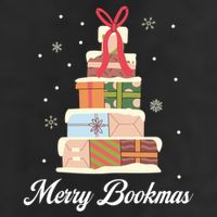 Merry Bookmas Books Pine Tree Funny Reading Lover Christmas Gift 25L Jumbo Tote