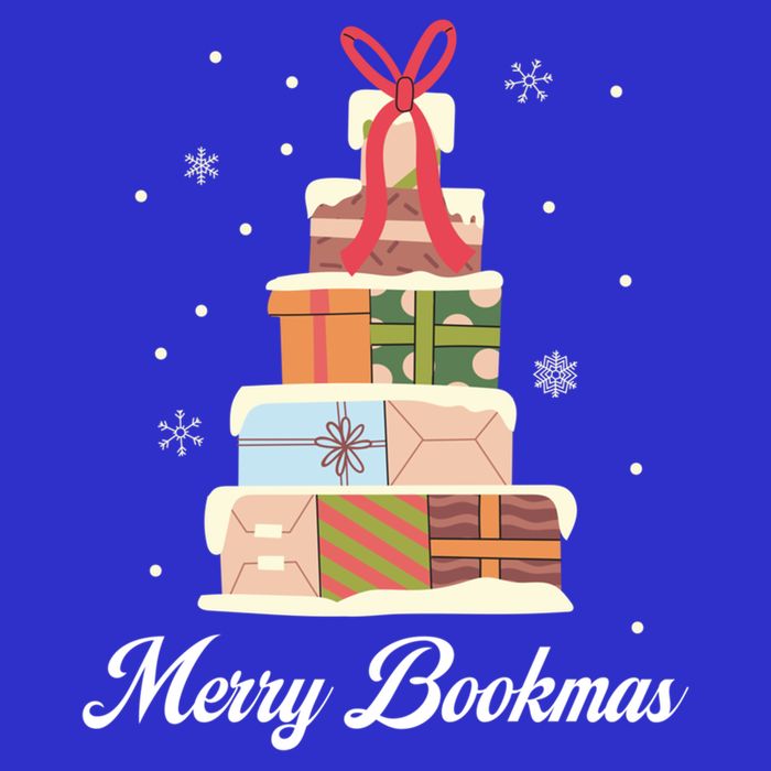 Merry Bookmas Books Pine Tree Funny Reading Lover Christmas Gift T-Shirt