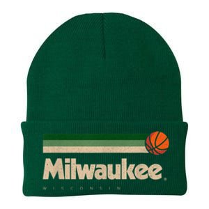 Mil.wau.kee Basketball B-Ball City Wisconsin Retro Mil.wau.kee Knit Cap Winter Beanie