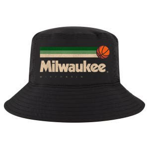 Mil.wau.kee Basketball B-Ball City Wisconsin Retro Mil.wau.kee Cool Comfort Performance Bucket Hat