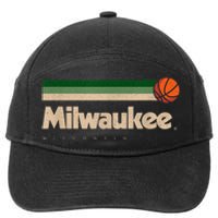 Mil.wau.kee Basketball B-Ball City Wisconsin Retro Mil.wau.kee 7-Panel Snapback Hat