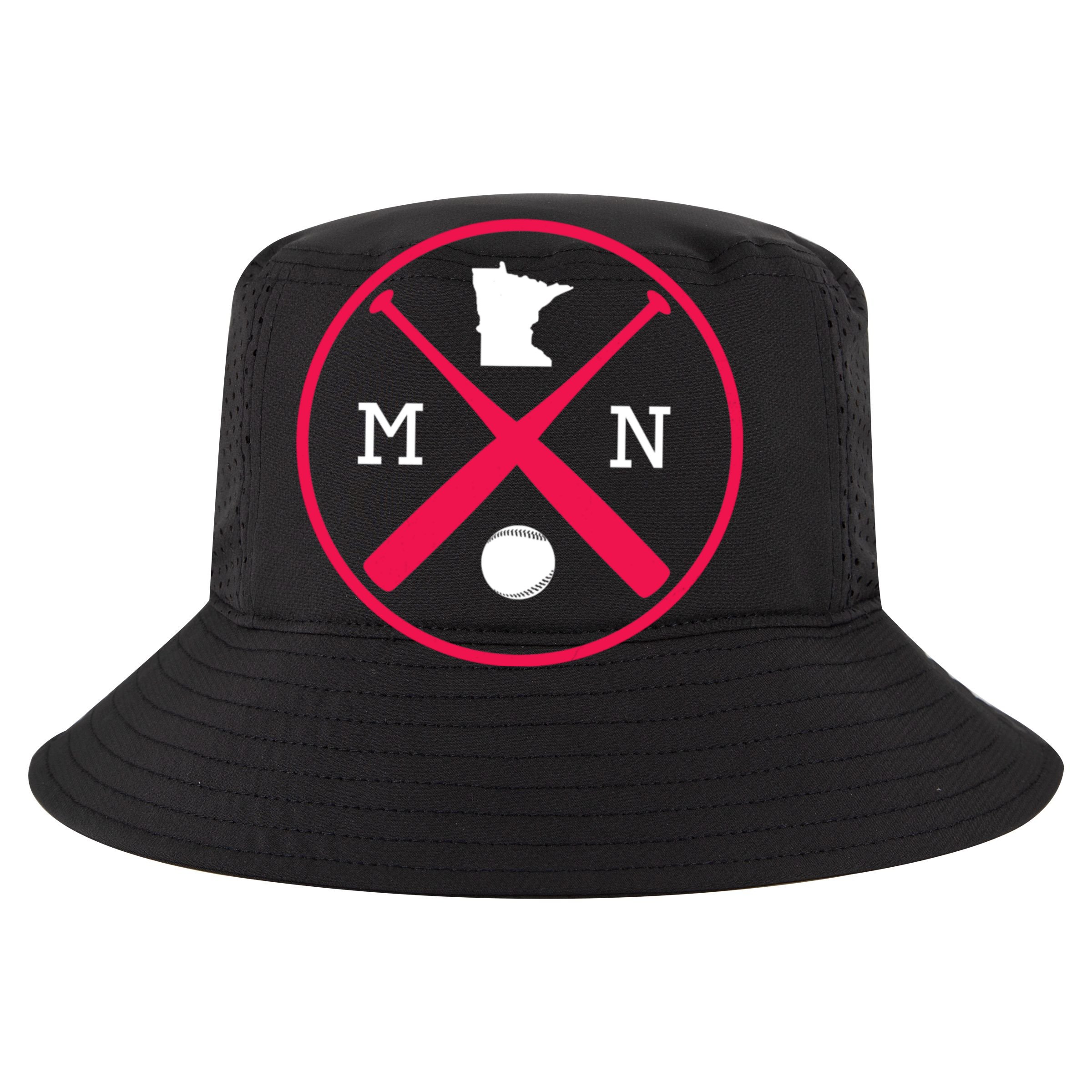Minnesota Baseball Bats Team Cooling Performance Crew T-Shirt