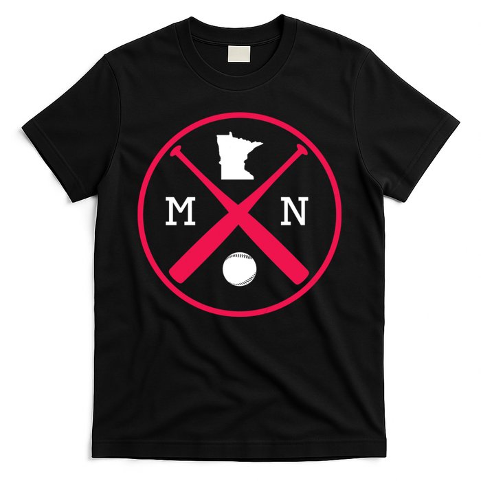 Minnesota Baseball Bats Team T-Shirt