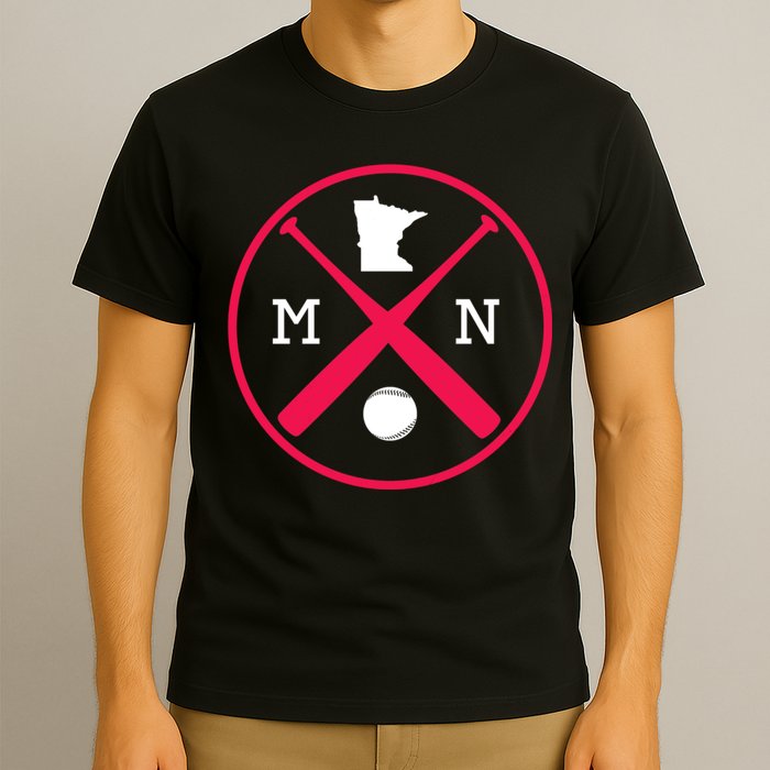Minnesota Baseball Bats Team T-Shirt