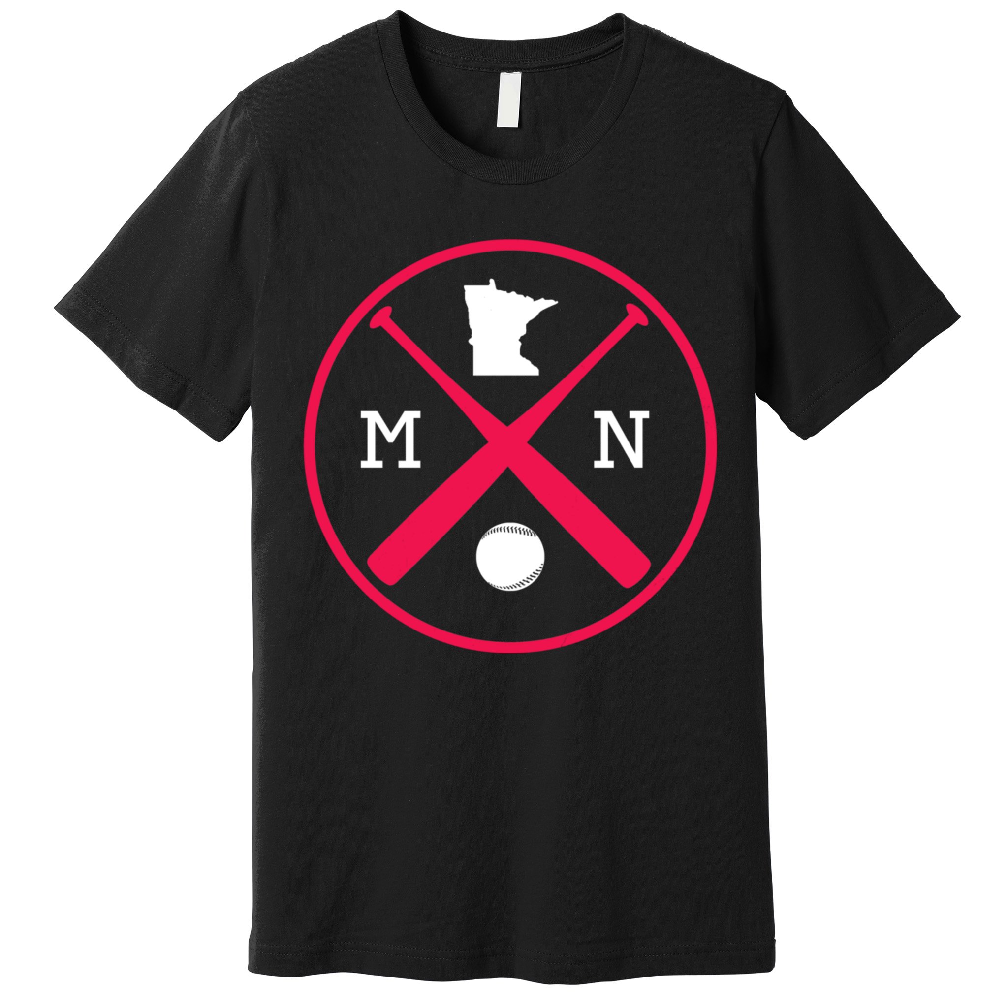 Minnesota Baseball Bats Team Premium T-Shirt