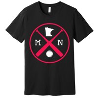 Minnesota Baseball Bats Team Premium T-Shirt