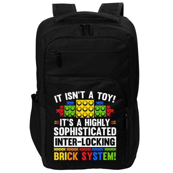 Master Builder Bricks Blocks Play Toys Impact Tech Backpack