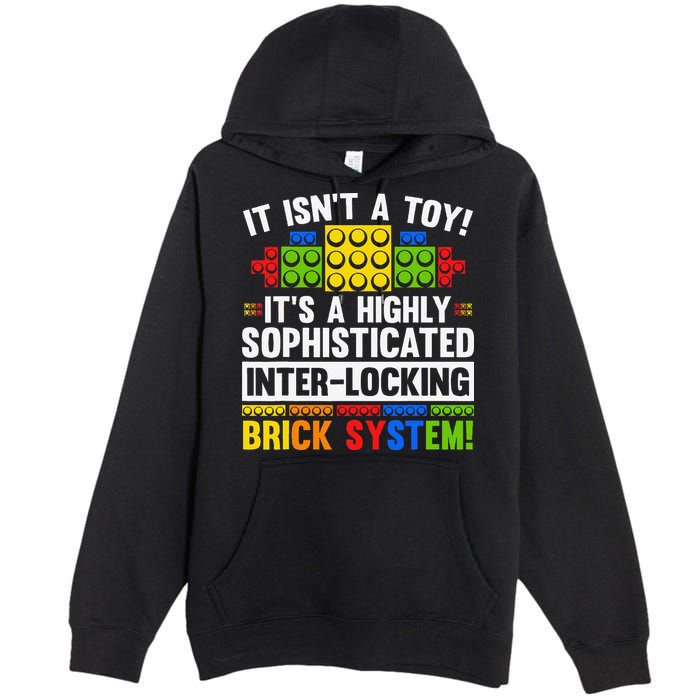 Master Builder Bricks Blocks Play Toys Premium Pullover Hoodie