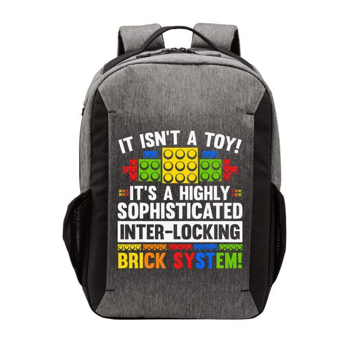 Master Builder Bricks Blocks Play Toys Vector Backpack