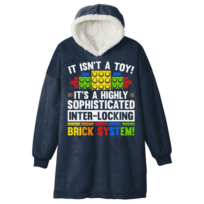 Master Builder Bricks Blocks Play Toys Hooded Wearable Blanket