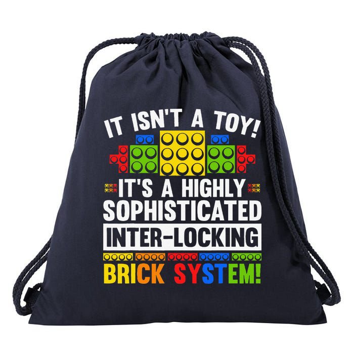Master Builder Bricks Blocks Play Toys Drawstring Bag