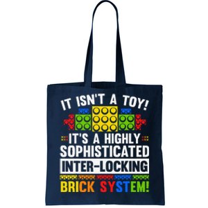 Master Builder Bricks Blocks Play Toys Tote Bag