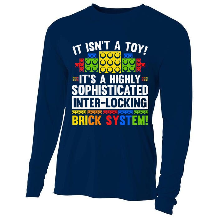 Master Builder Bricks Blocks Play Toys Cooling Performance Long Sleeve Crew