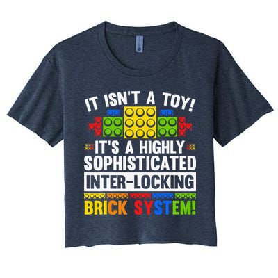 Master Builder Bricks Blocks Play Toys Crop Top