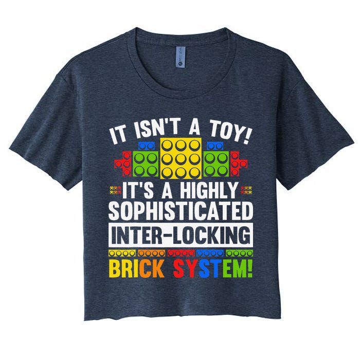 Master Builder Bricks Blocks Play Toys Crop Top
