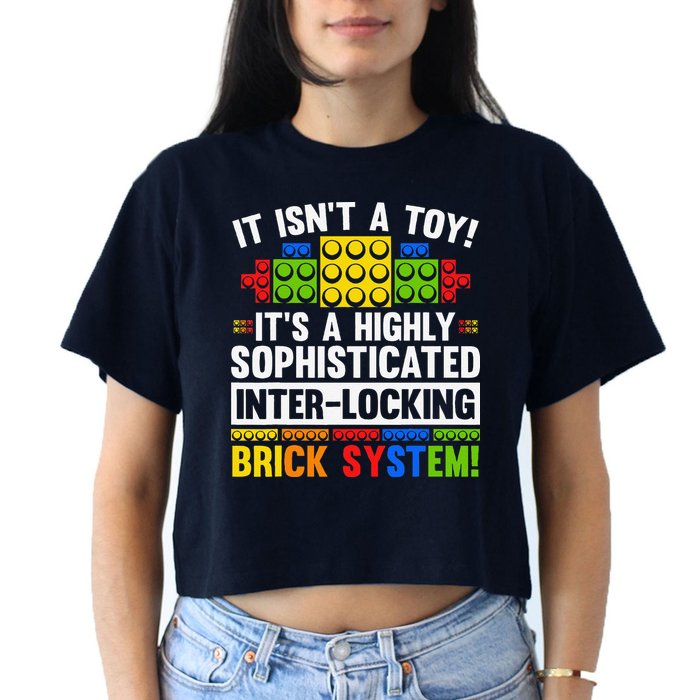 Master Builder Bricks Blocks Play Toys Crop Top